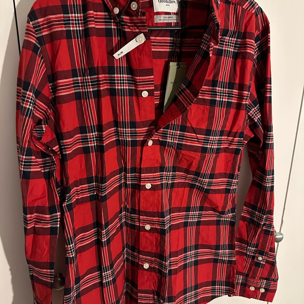 NWT - Goodfellow & Co. - slim fit button down
